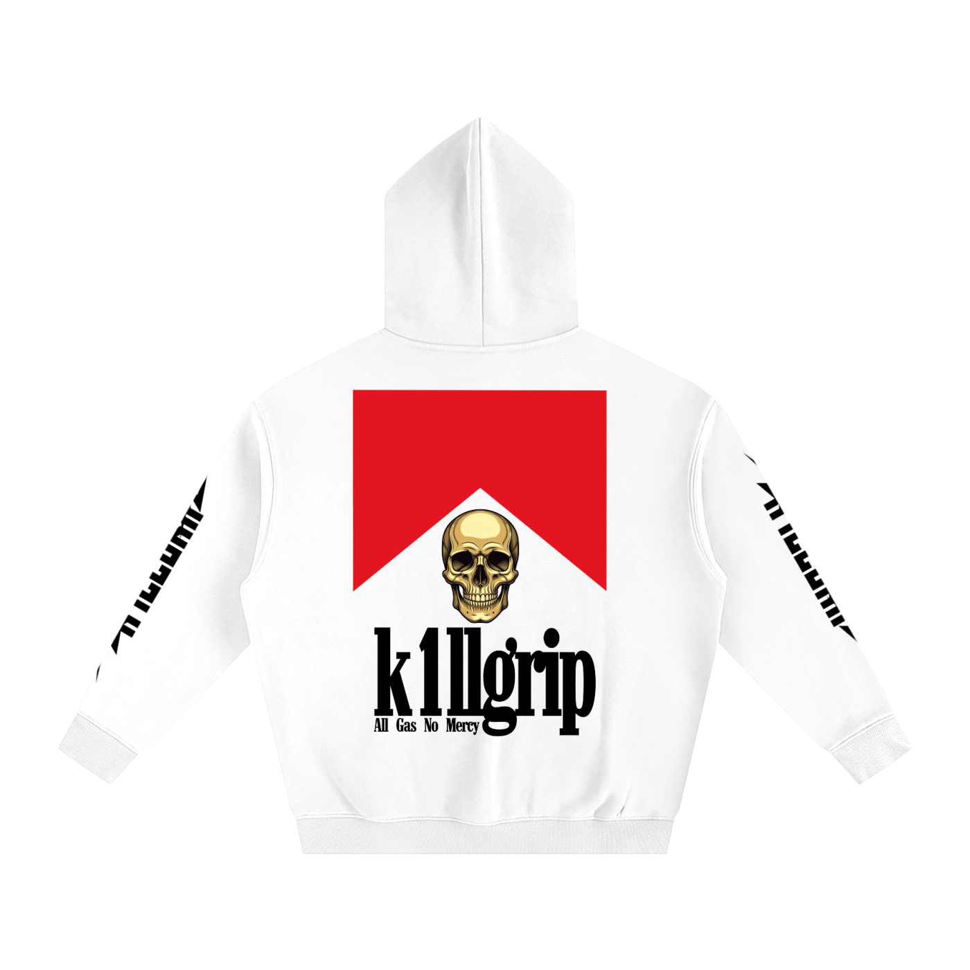 Smoked Oversize Fleeced Hoodie