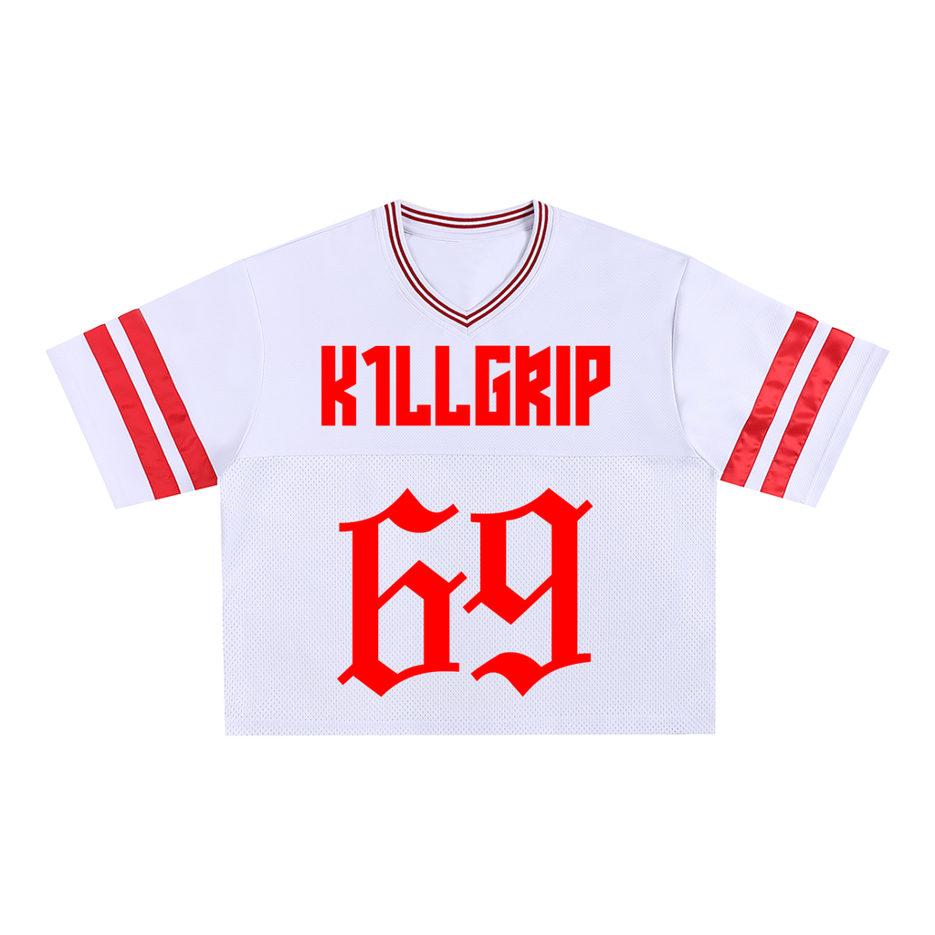 69 Taped Mesh Boxy T-Shirt