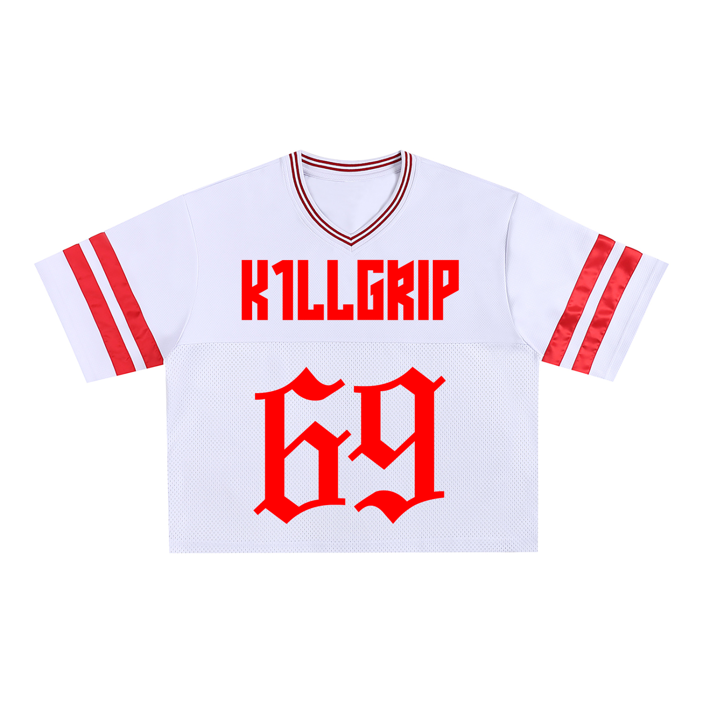 69 Taped Mesh Boxy T-Shirt