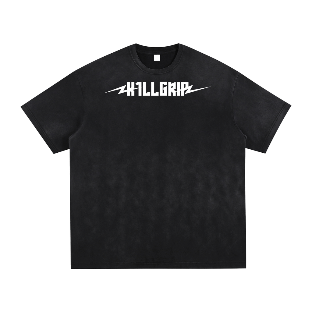 No Face Vintage Washed Hand-Frayed T-Shirt