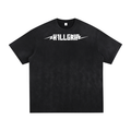 No Face Vintage Washed Hand-Frayed T-Shirt