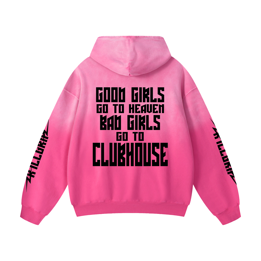 Bad Girls Heavyweight Sunfade Oversized Hoodie
