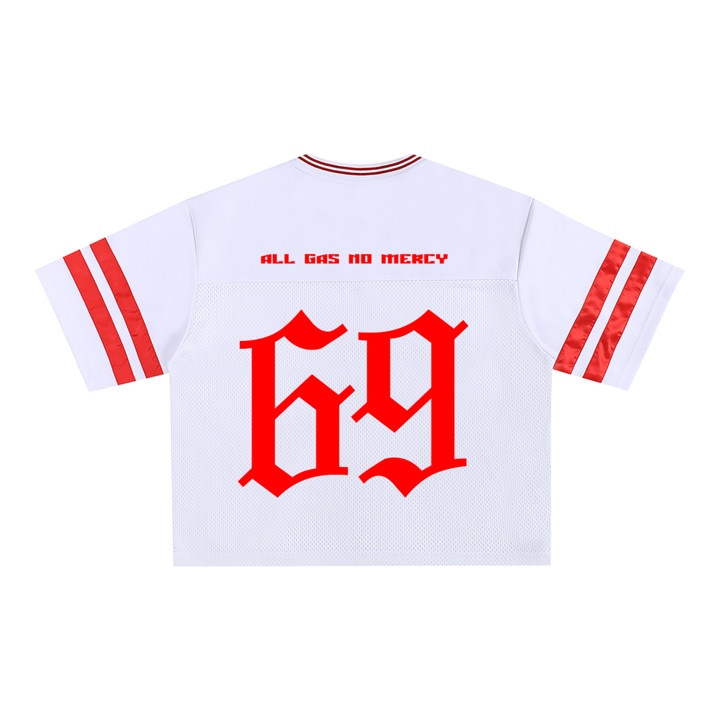 69 Taped Mesh Boxy T-Shirt