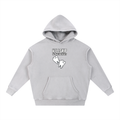 Teeth Snow Wash Fleece Oversize Hoodie