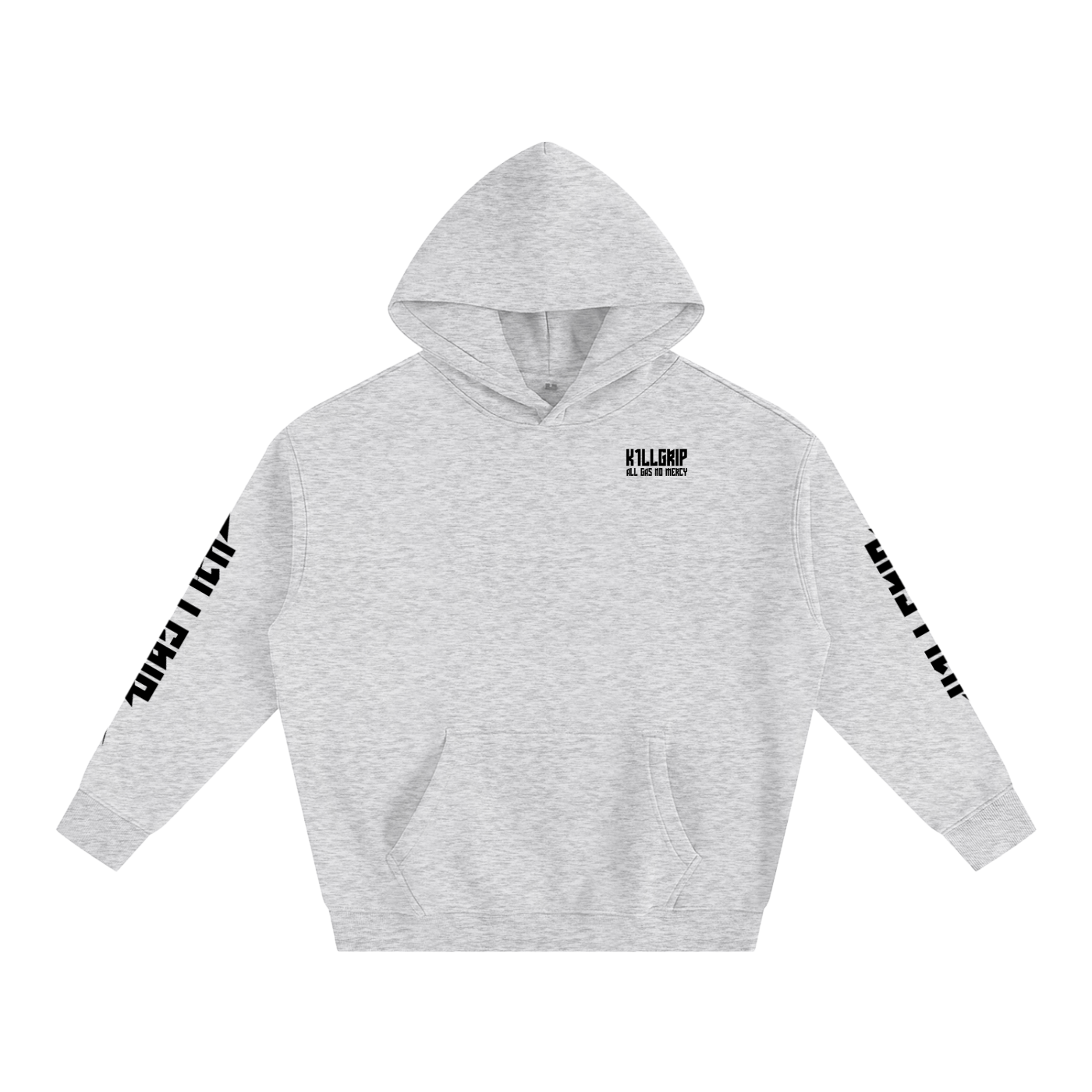 Smoked Oversize Fleeced Hoodie