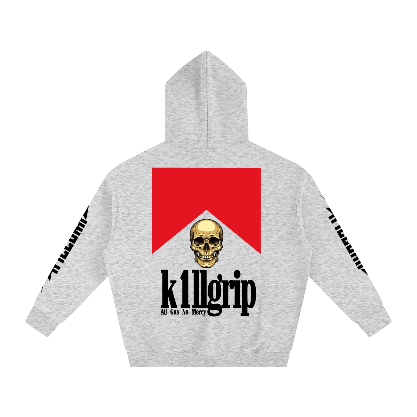 Smoked Oversize Fleeced Hoodie
