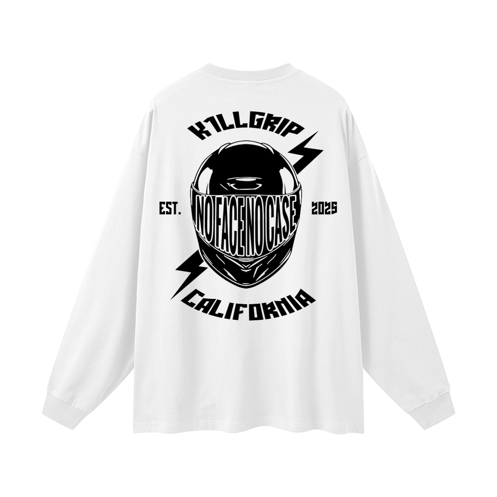No Face Oversized Unisex Long Sleeve T-Shirt