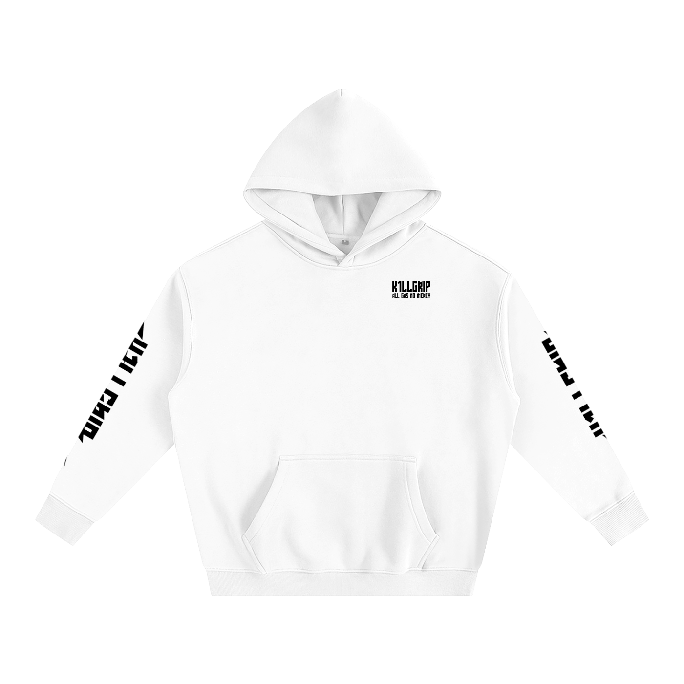Smoked Oversize Fleeced Hoodie