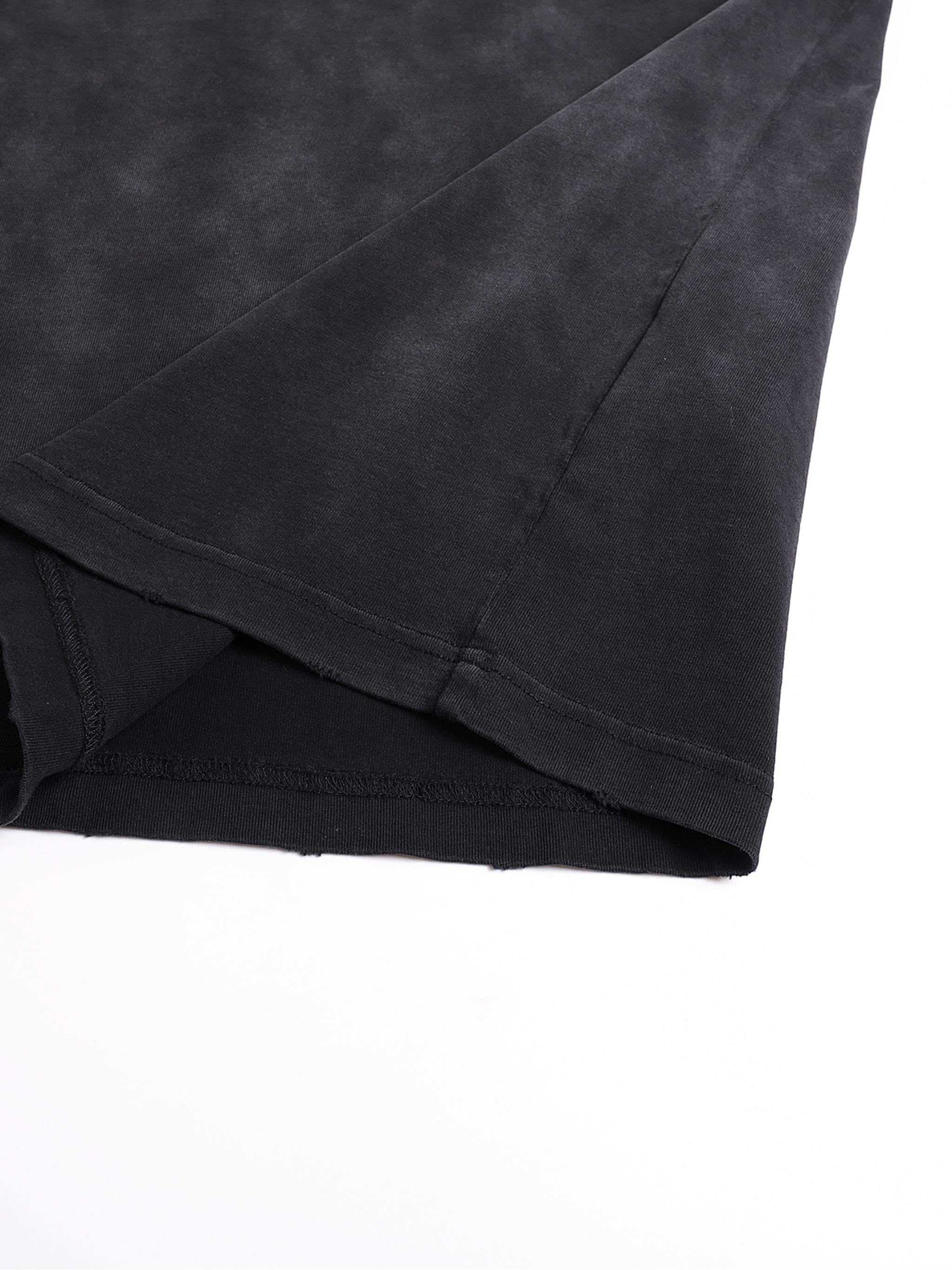 No Face Vintage Washed Hand-Frayed T-Shirt